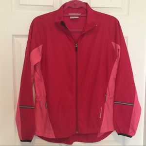 New balance pink windbreaker jacket size medium